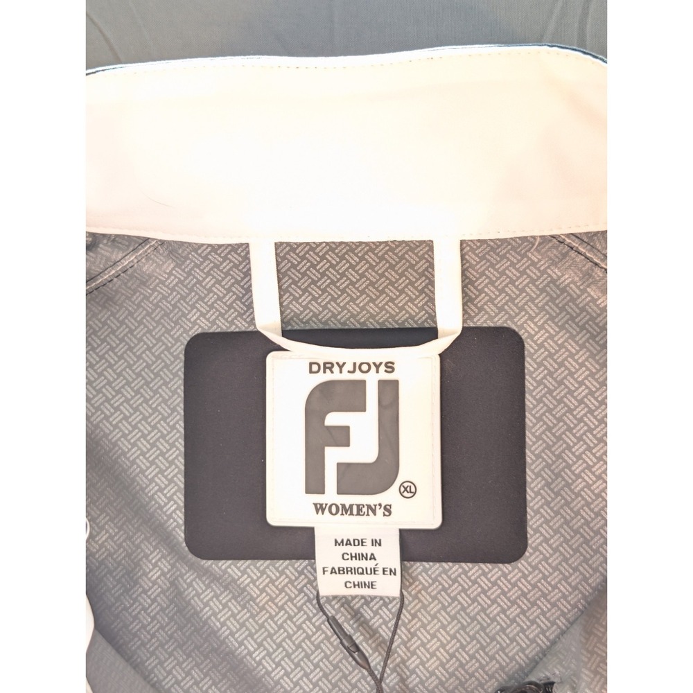 Footjoy Hydrolite Rain Jacket XL Womens DryJoys Black Golf Full Zip New NWT 0017 - Picture 5 of 7